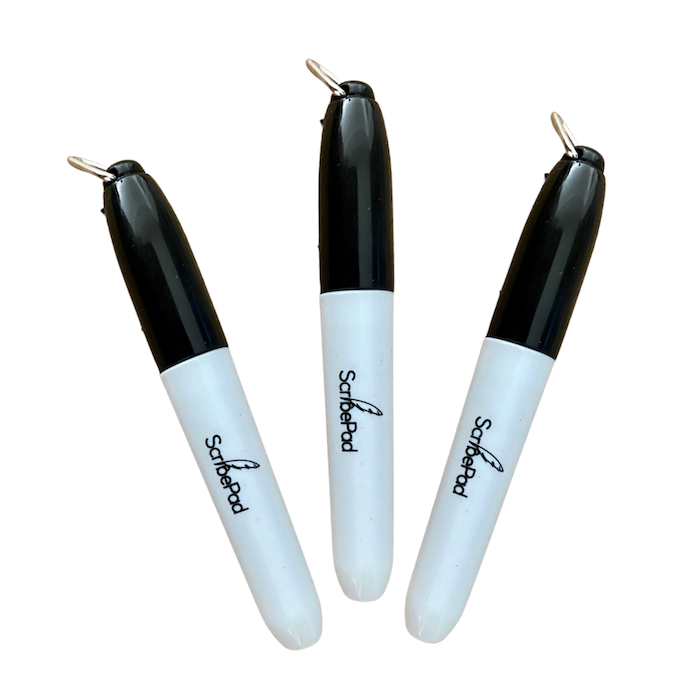 Clip On Mini Ink Pen Mini Dry Erase Marker Badge Reel Accessories